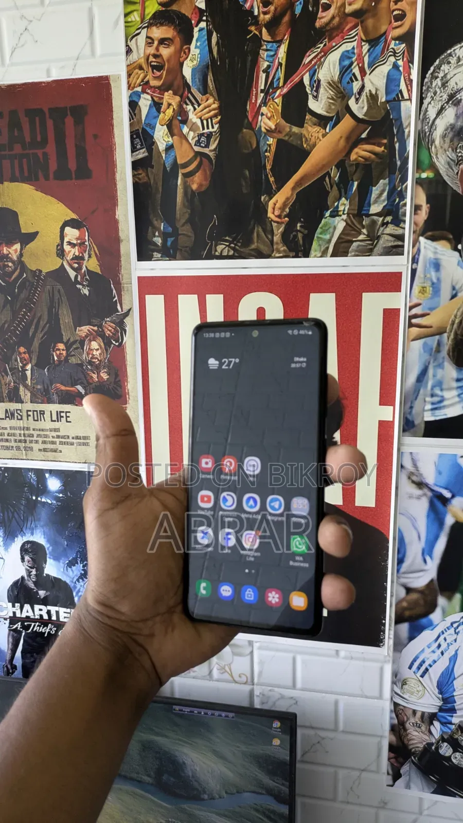 স্যামসাং গ্যালাক্সি এ৫১ ১২৮ জিবি গ্রাফাইট