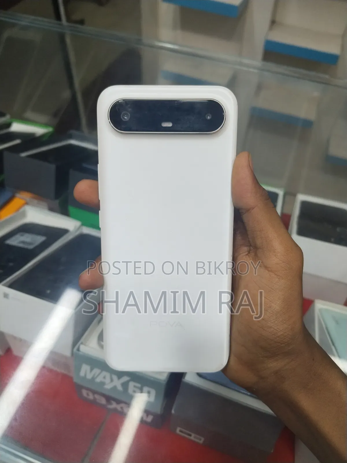 টেকনো পোভা স্লিম ৫জি ২৫৬ জিবি সাদা