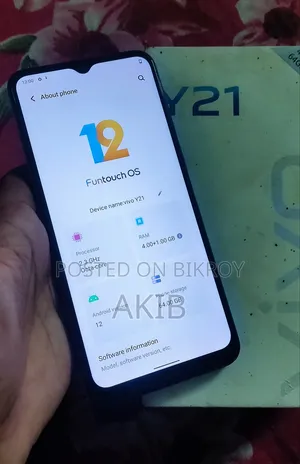 Vivo Y21 64 GB Blue