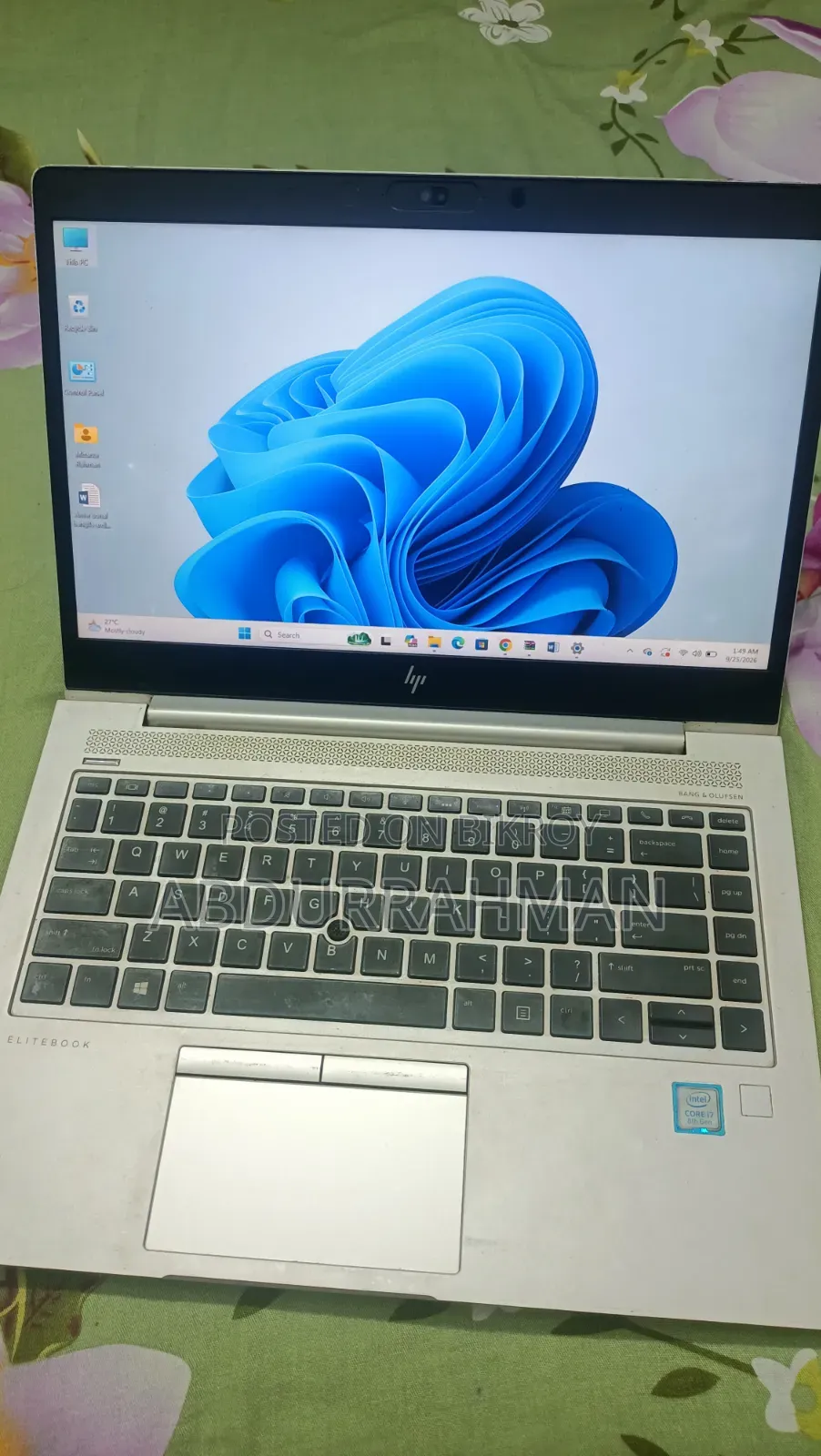 Laptop HP EliteBook 840 G5 16GB Intel Core i7 SSD 512GB