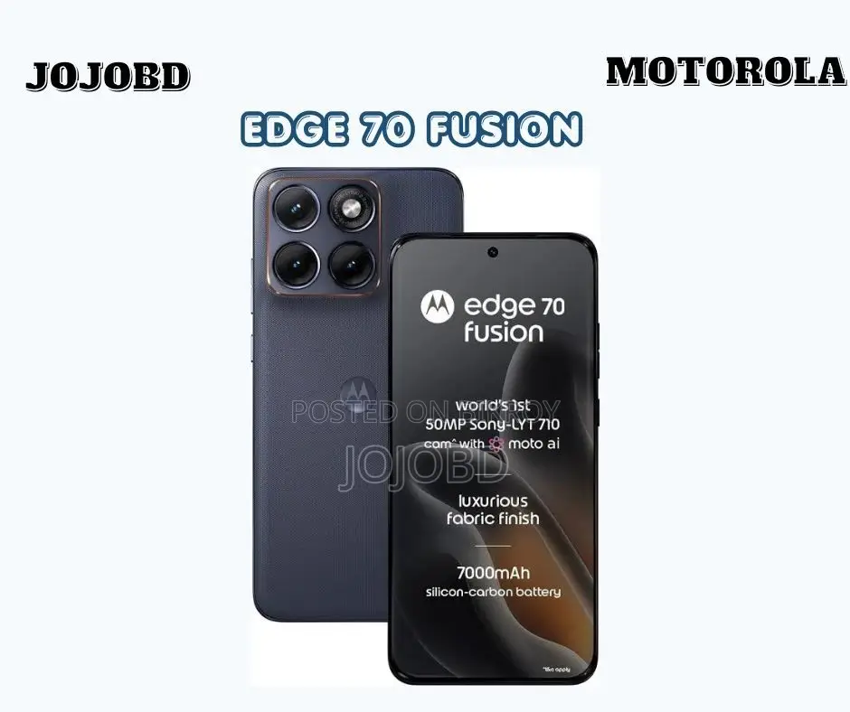 New Motorola Edge 70 Fusion 128 GB Black
