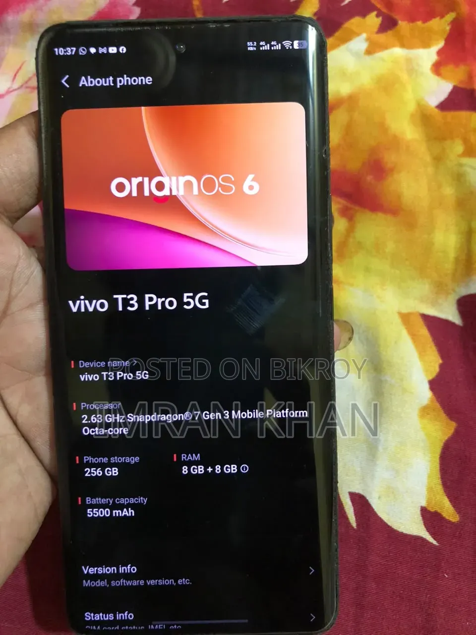 Vivo T3 Pro 256 GB