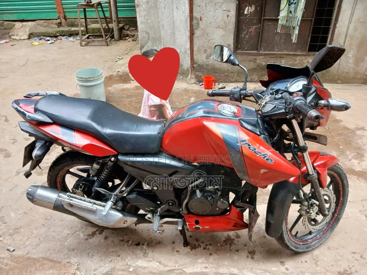 TVS Apache RTR 160 2V 2018 Red