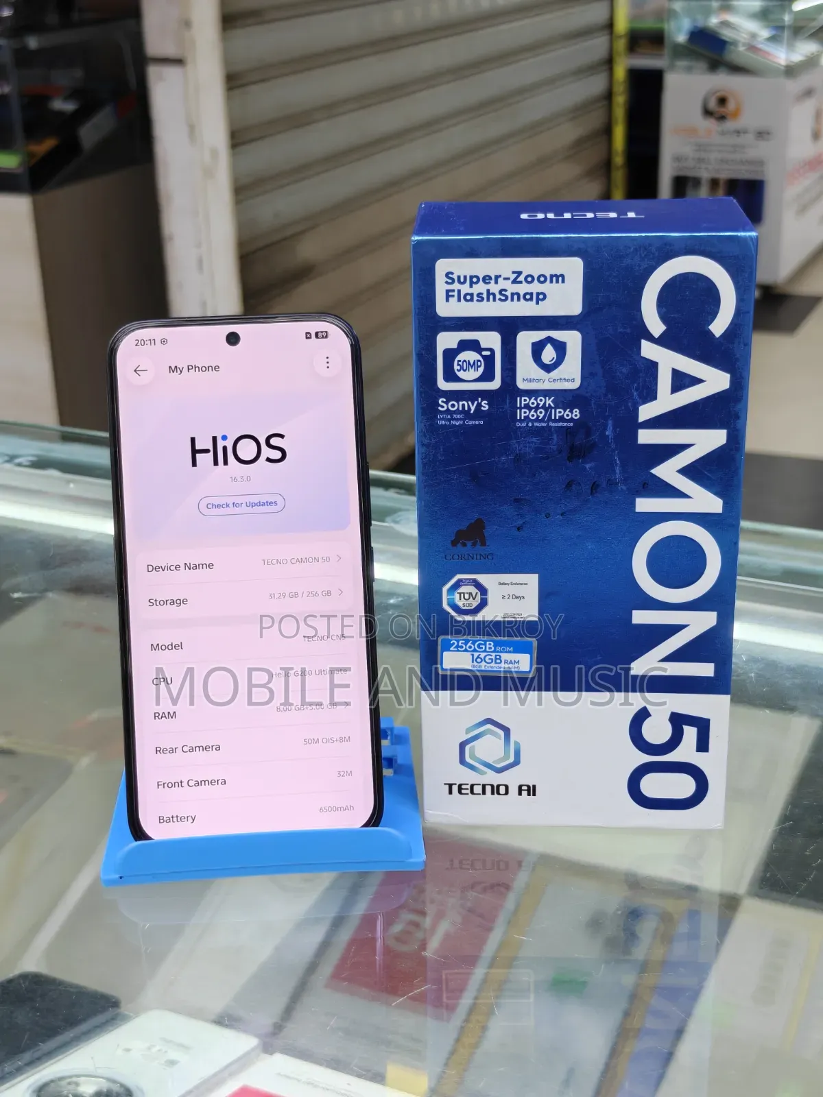 Tecno Camon 50 256 GB Bronze