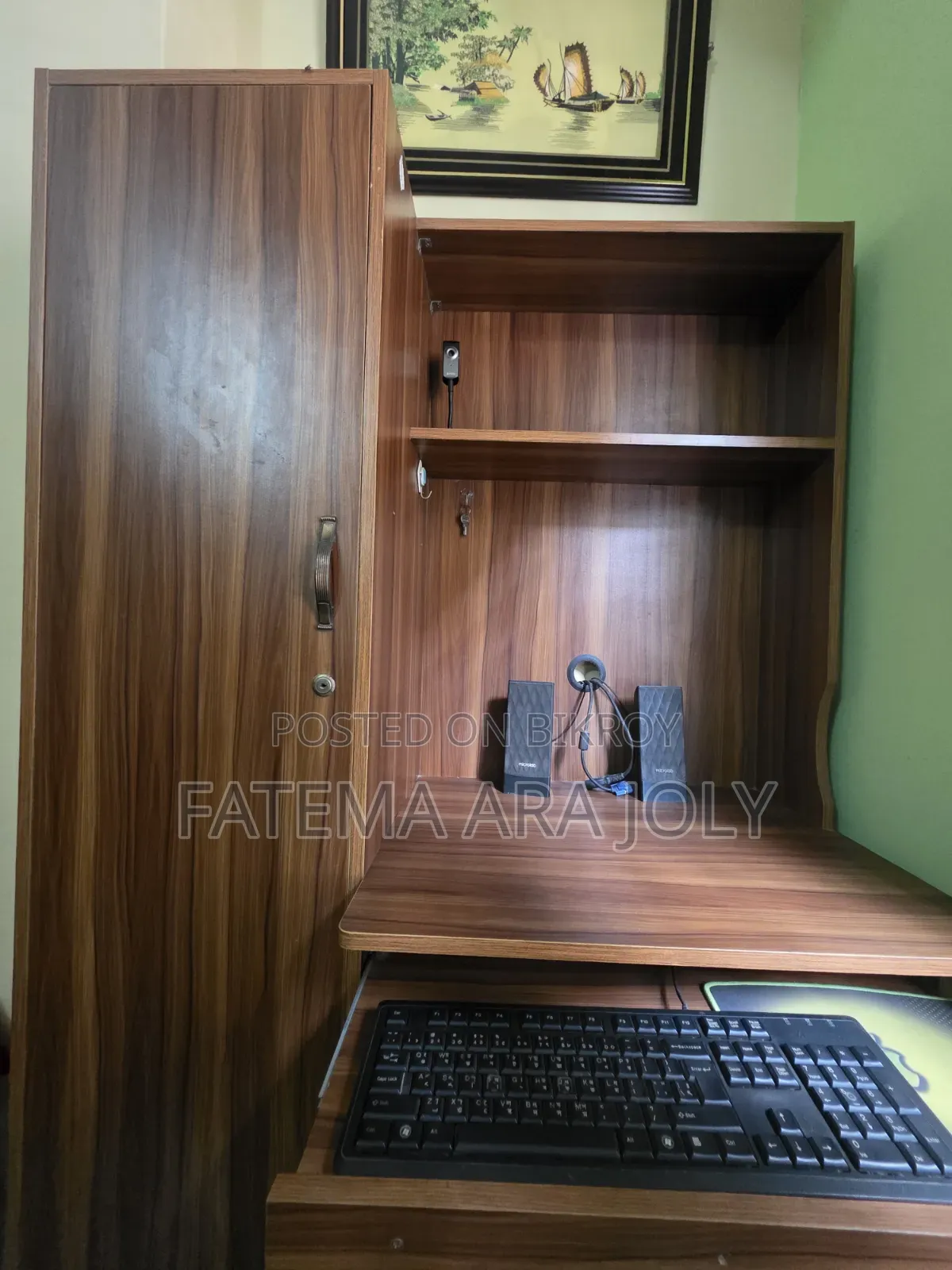 Computer Table Cum Wardrobe for Sale