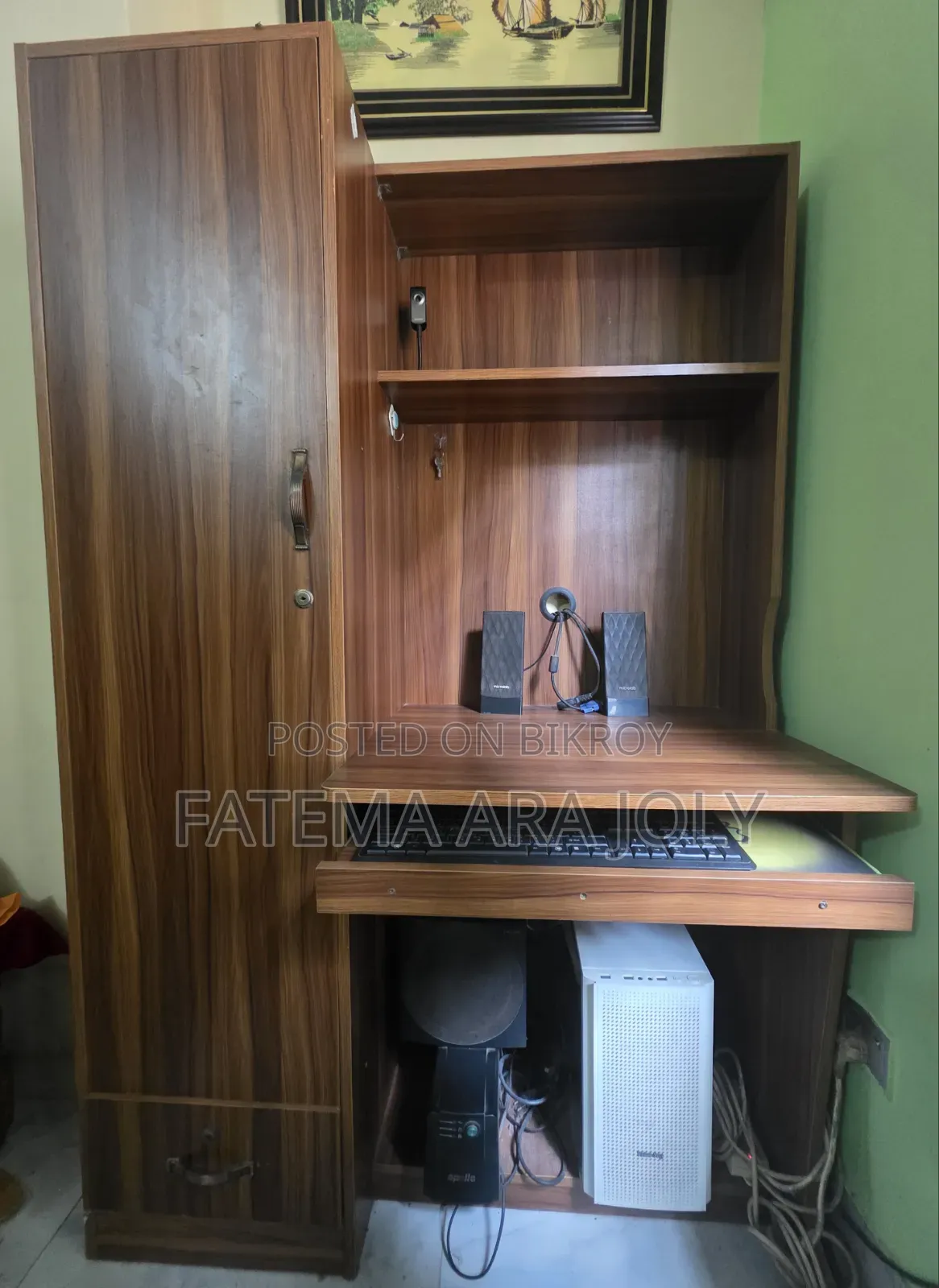 Computer Table Cum Wardrobe for Sale