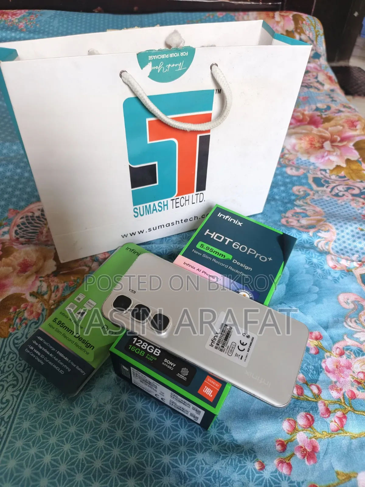 Infinix Hot 60 Pro+ 128 GB Silver