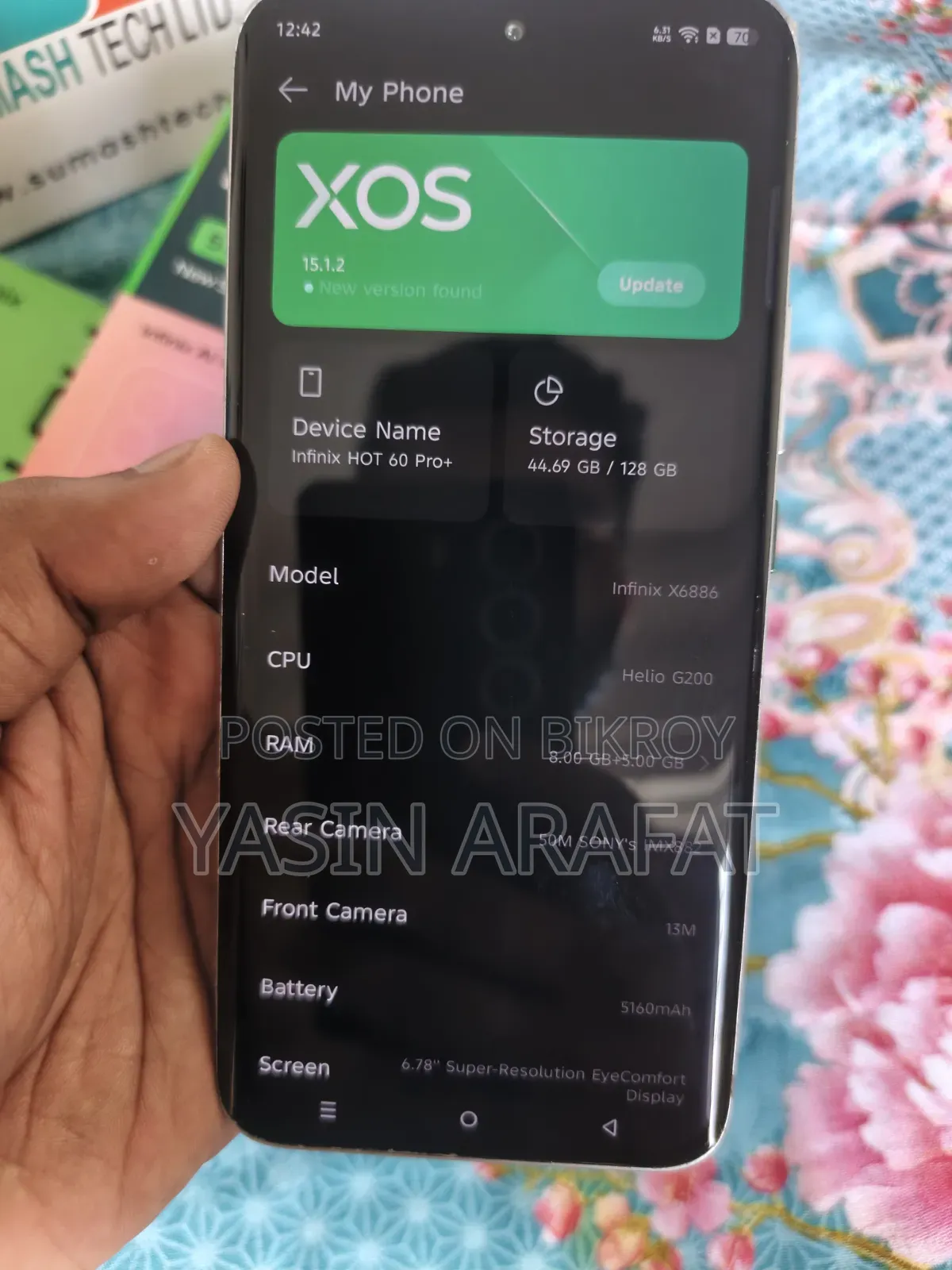Infinix Hot 60 Pro+ 128 GB Silver