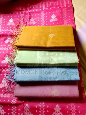 Original Pink Jamdani Silk Saree - New