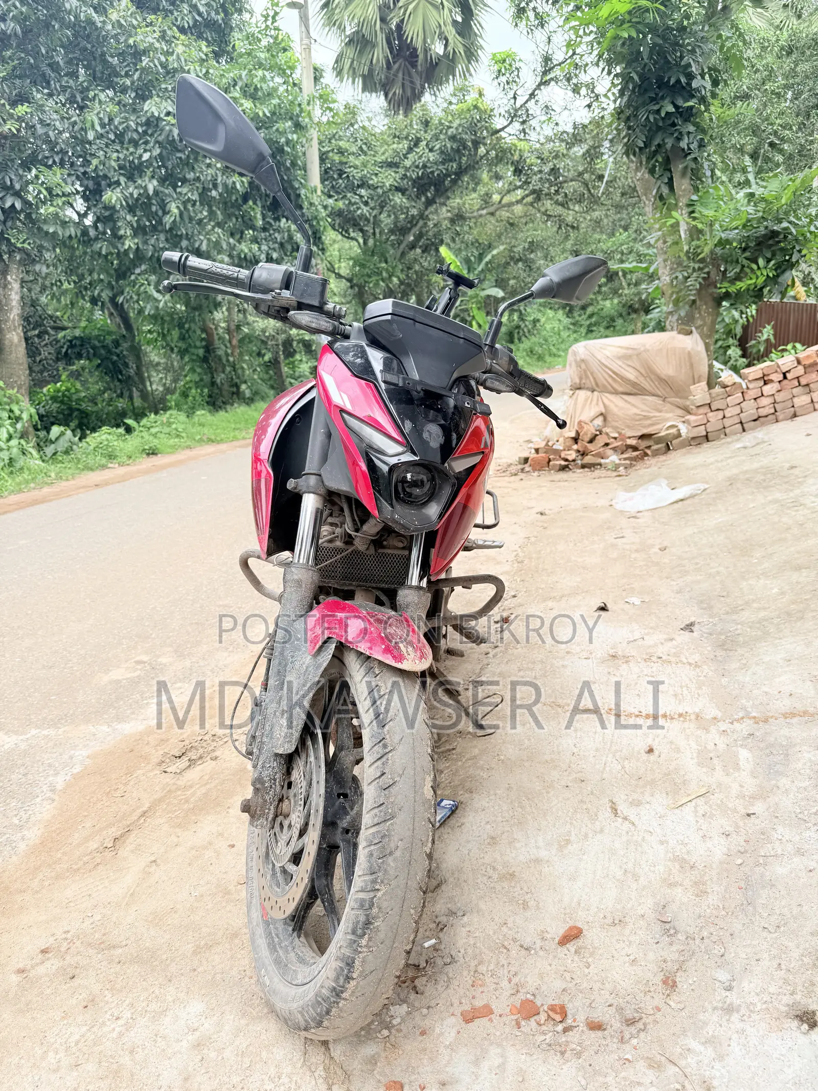 Bajaj Pulsar N250 2023 Red
