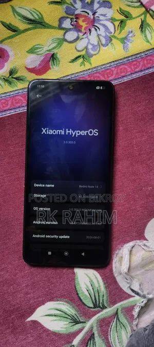 Xiaomi Redmi Note 14 4G 256 GB Black