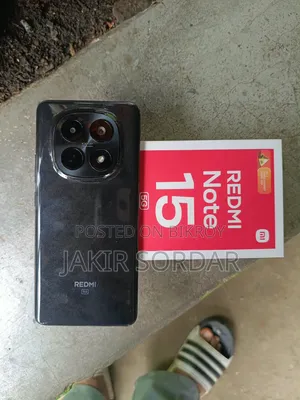 নতুন শাওমি রেডমি নোট ১৫ ২৫৬ জিবি কালো