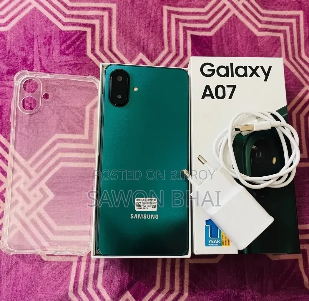 New Samsung Galaxy A07 128 GB Green