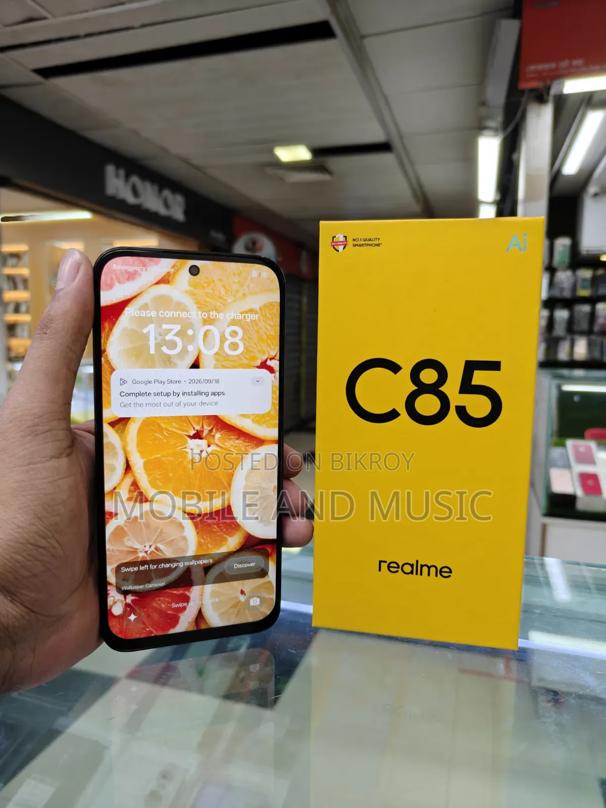 Realme C85 4G 128 GB Graphite