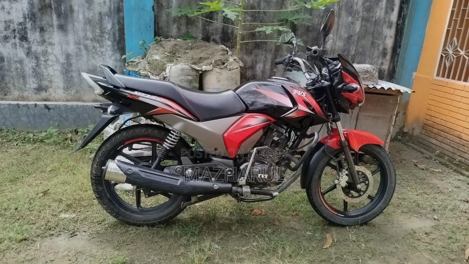 New TVS Stryker 125 2021 Red