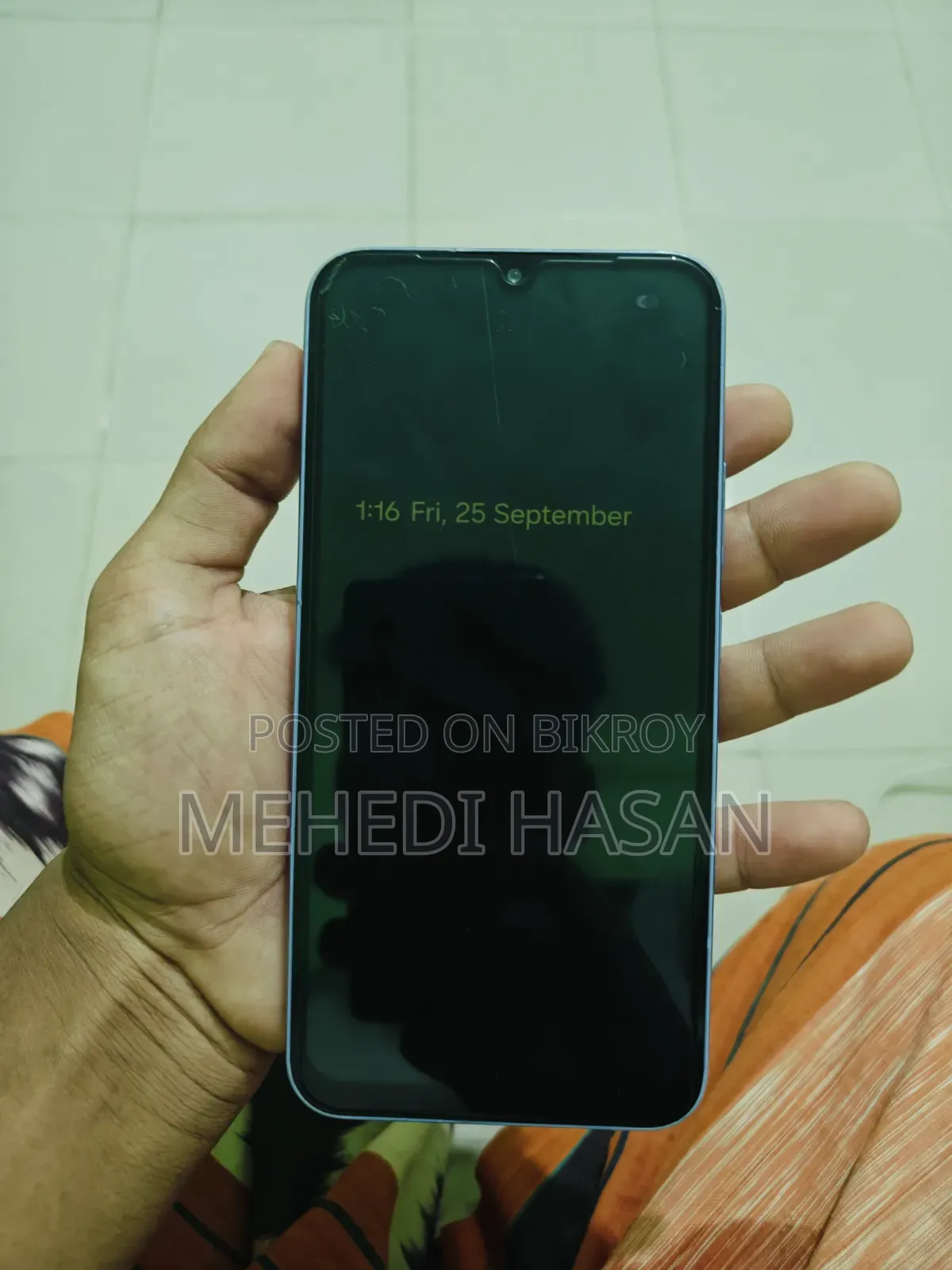 স্যামসাং গ্যালাক্সি এ৩৪ ৫জি ১২৮ জিবি ব্লু