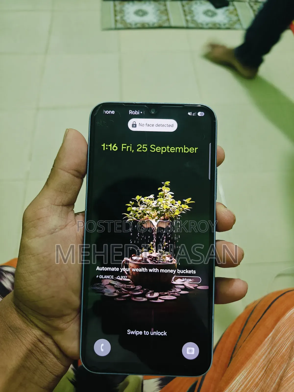 স্যামসাং গ্যালাক্সি এ৩৪ ৫জি ১২৮ জিবি ব্লু