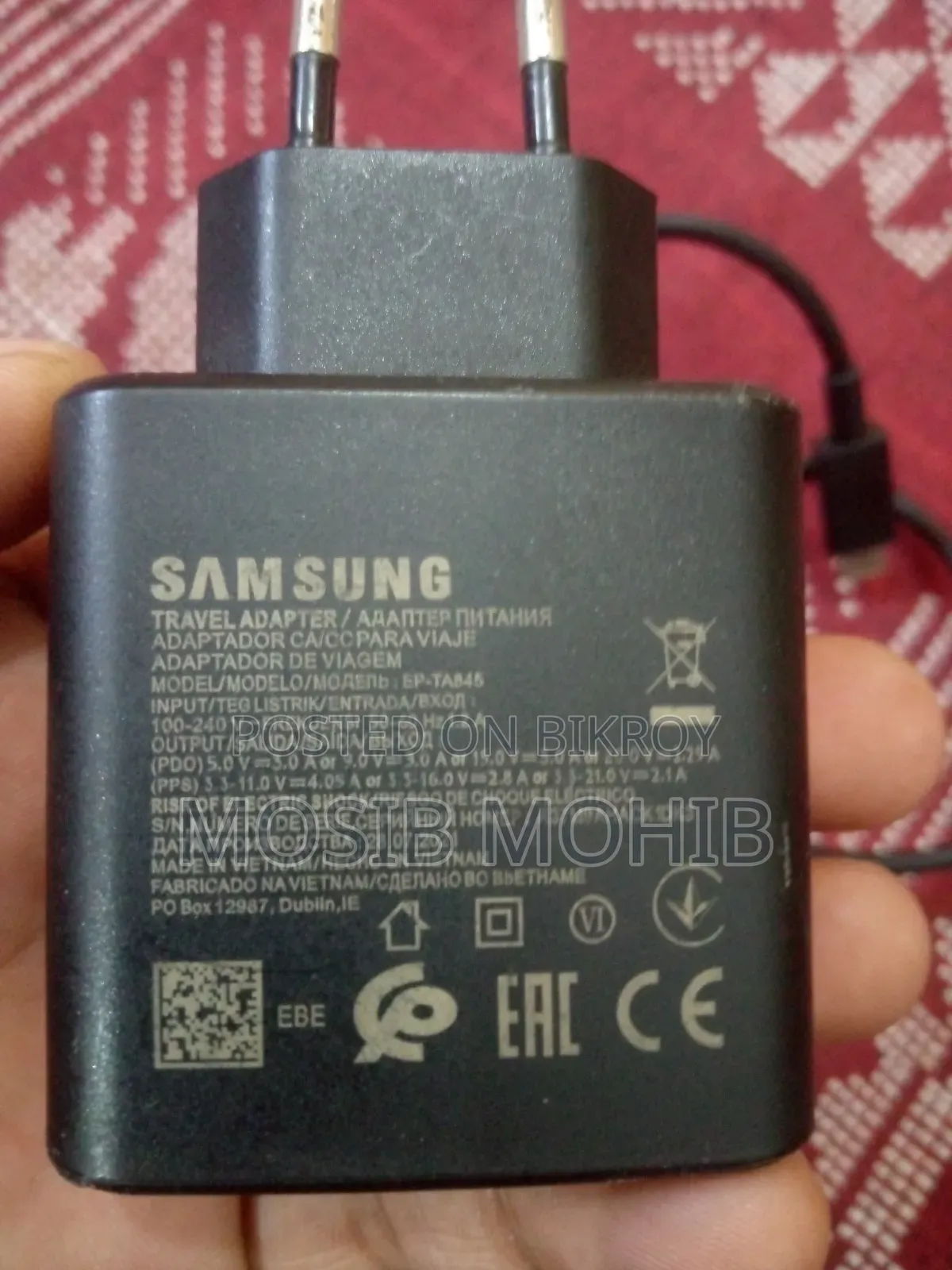 Samsung Original 45watt Charger