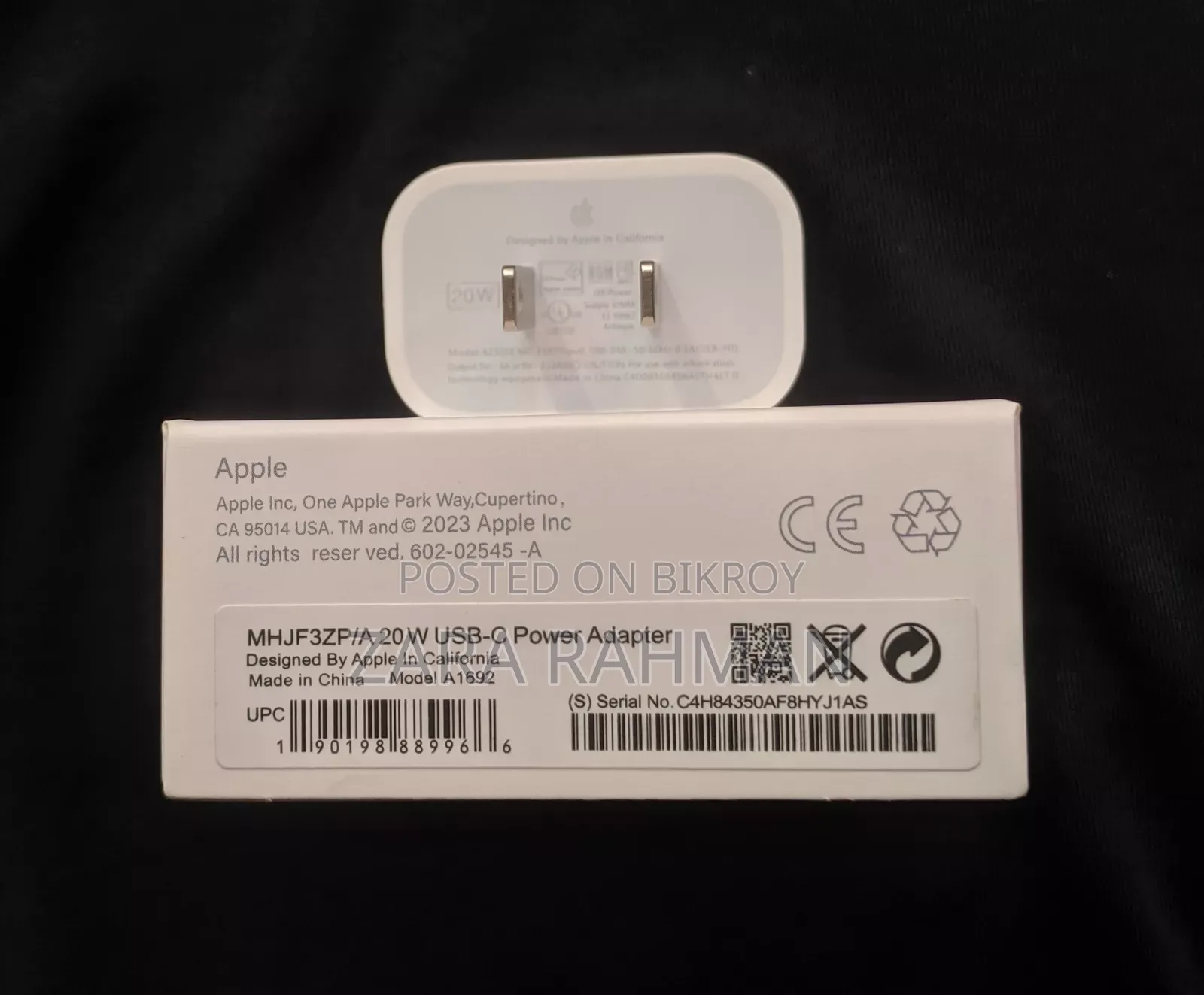 20w Apple iPhone Original Charger