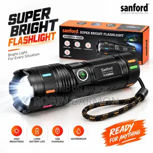 Sanford Super Bright White Laser LED Flashlight – Made in Japan
