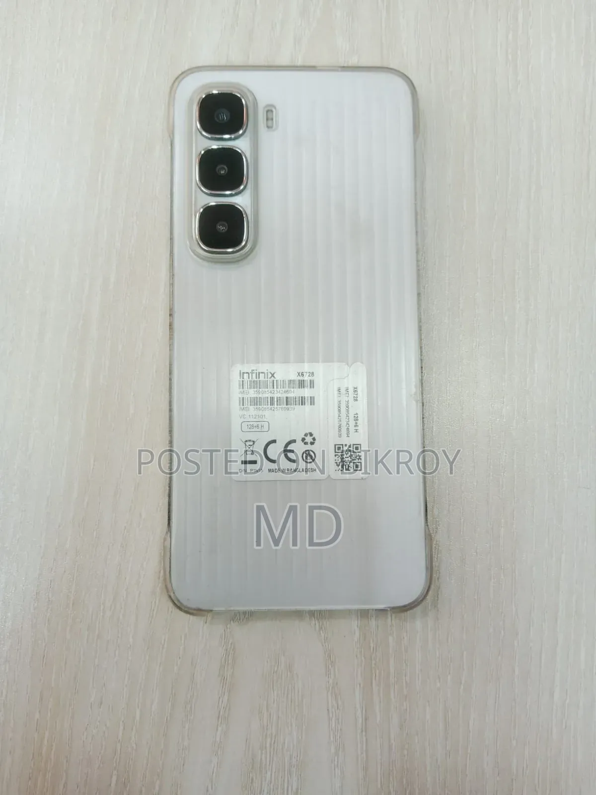 Infinix Hot 60i 128 GB White