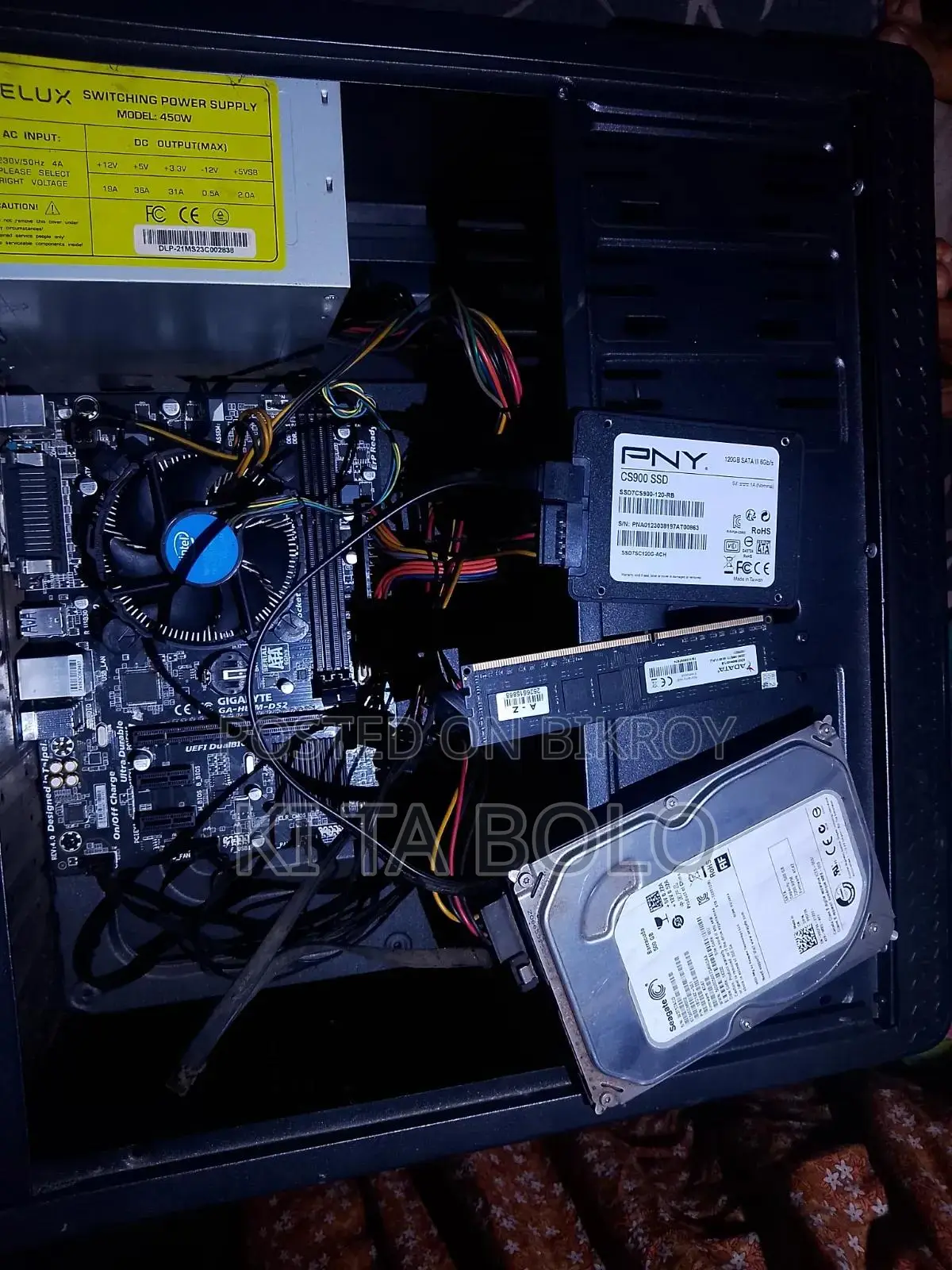 Desktop Computer Gigabyte 4GB Intel Core i7 HDD+SSD 500GB