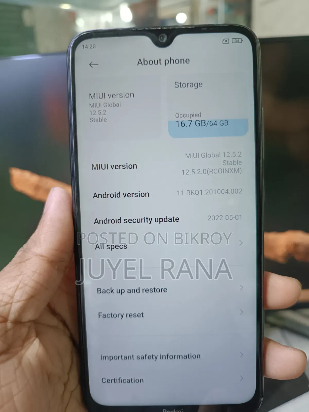 Xiaomi Redmi Note 8 64 GB Black