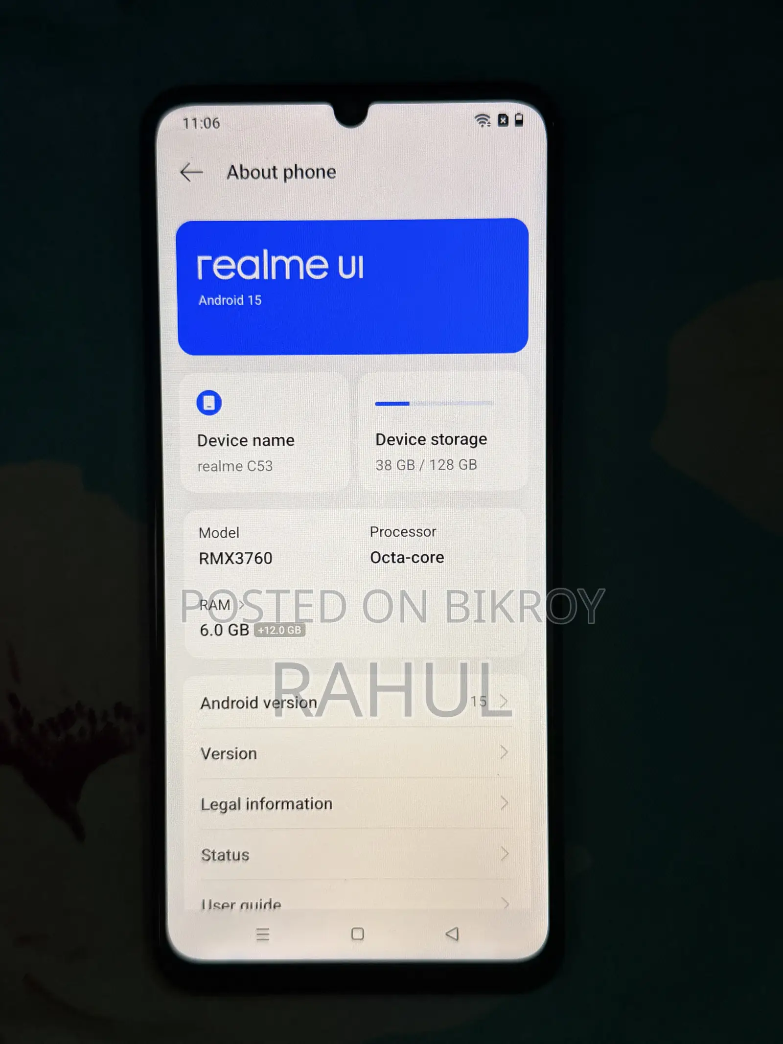 Realme C53 128 GB Black
