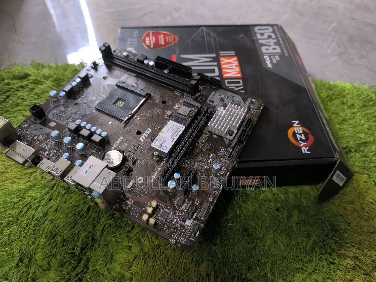 MSI B450M-A Pro Max II AMD AM4 Motherboard