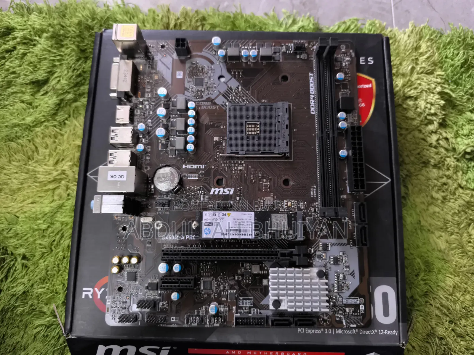 MSI B450M-A Pro Max II AMD AM4 Motherboard