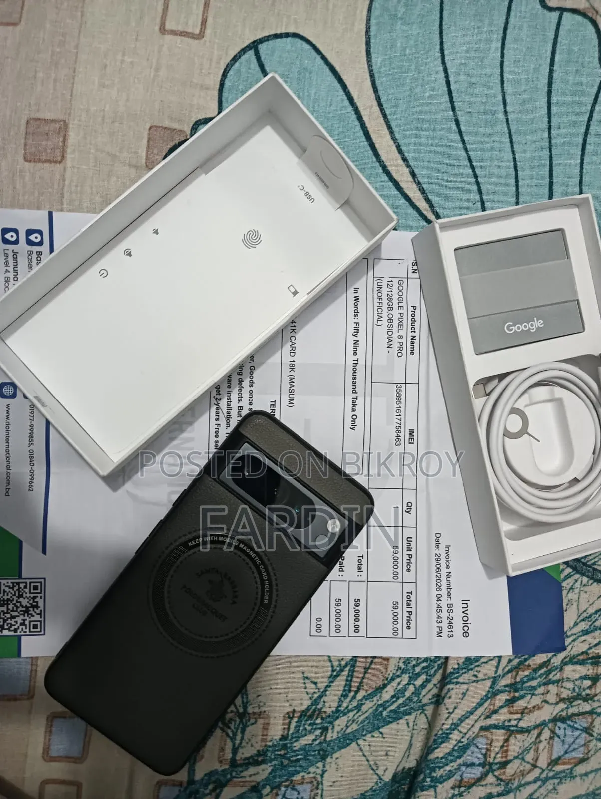 Google Pixel 8 Pro 128 GB Black