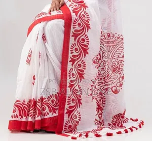 Half Silk Jamdani Saree