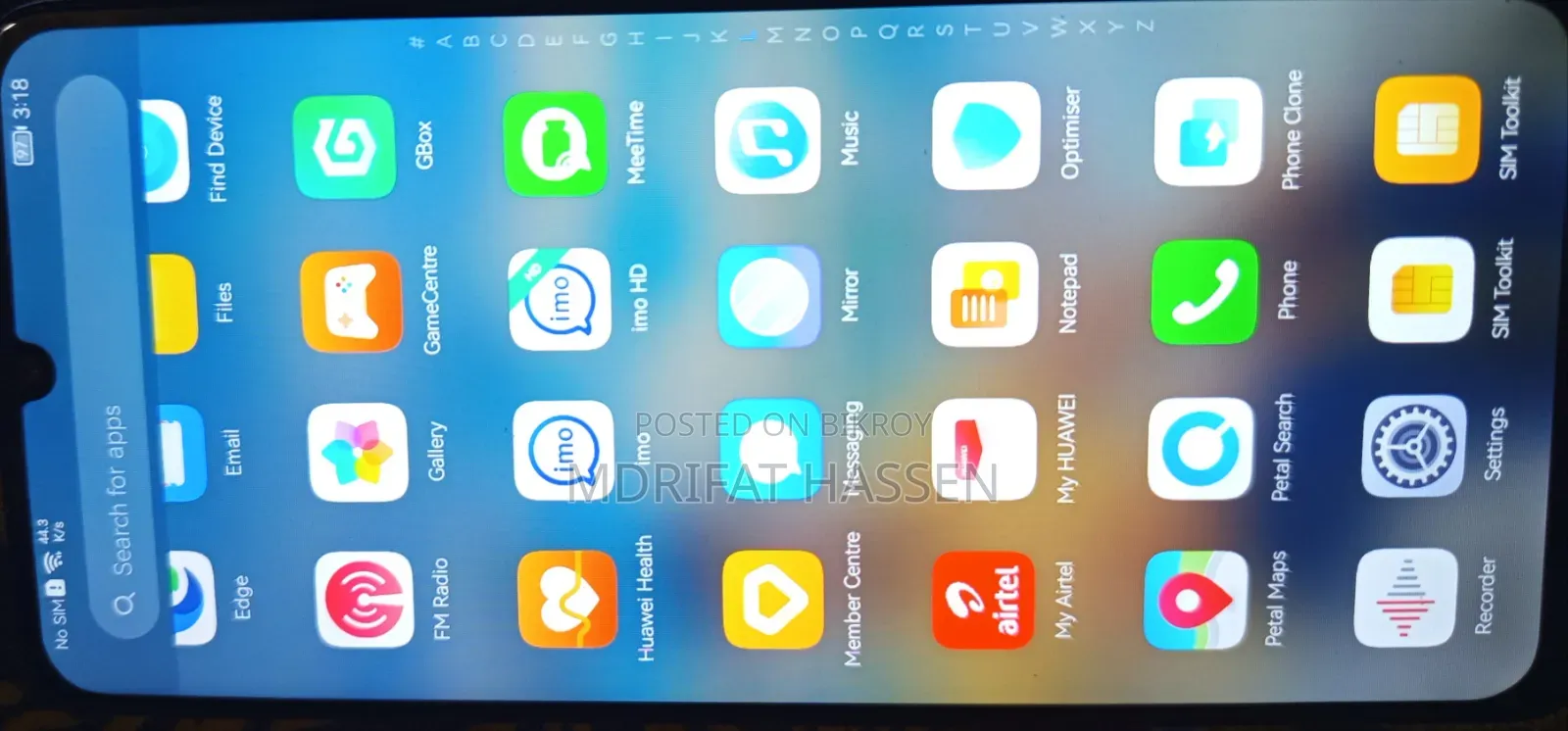 Huawei nova Y70 128 GB Blue