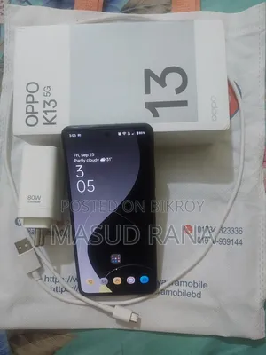 অপো কে ১৩ ৫জি ১২৮ জিবি ব্ল্যাক