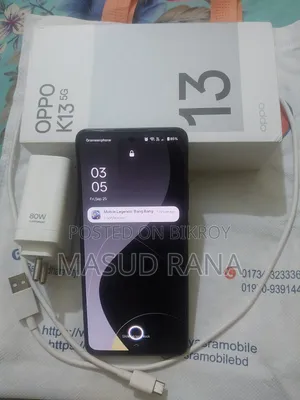 অপো কে ১৩ ৫জি ১২৮ জিবি ব্ল্যাক