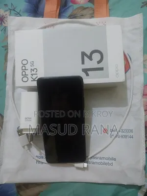 অপো কে ১৩ ৫জি ১২৮ জিবি ব্ল্যাক