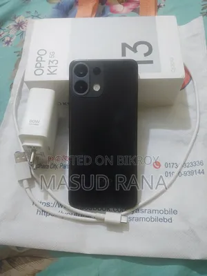 অপো কে ১৩ ৫জি ১২৮ জিবি ব্ল্যাক