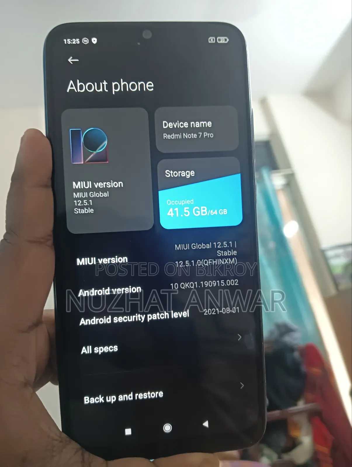 শাওমি রেডমি নোট ৭ প্রো ৬৪ জিবি নীল