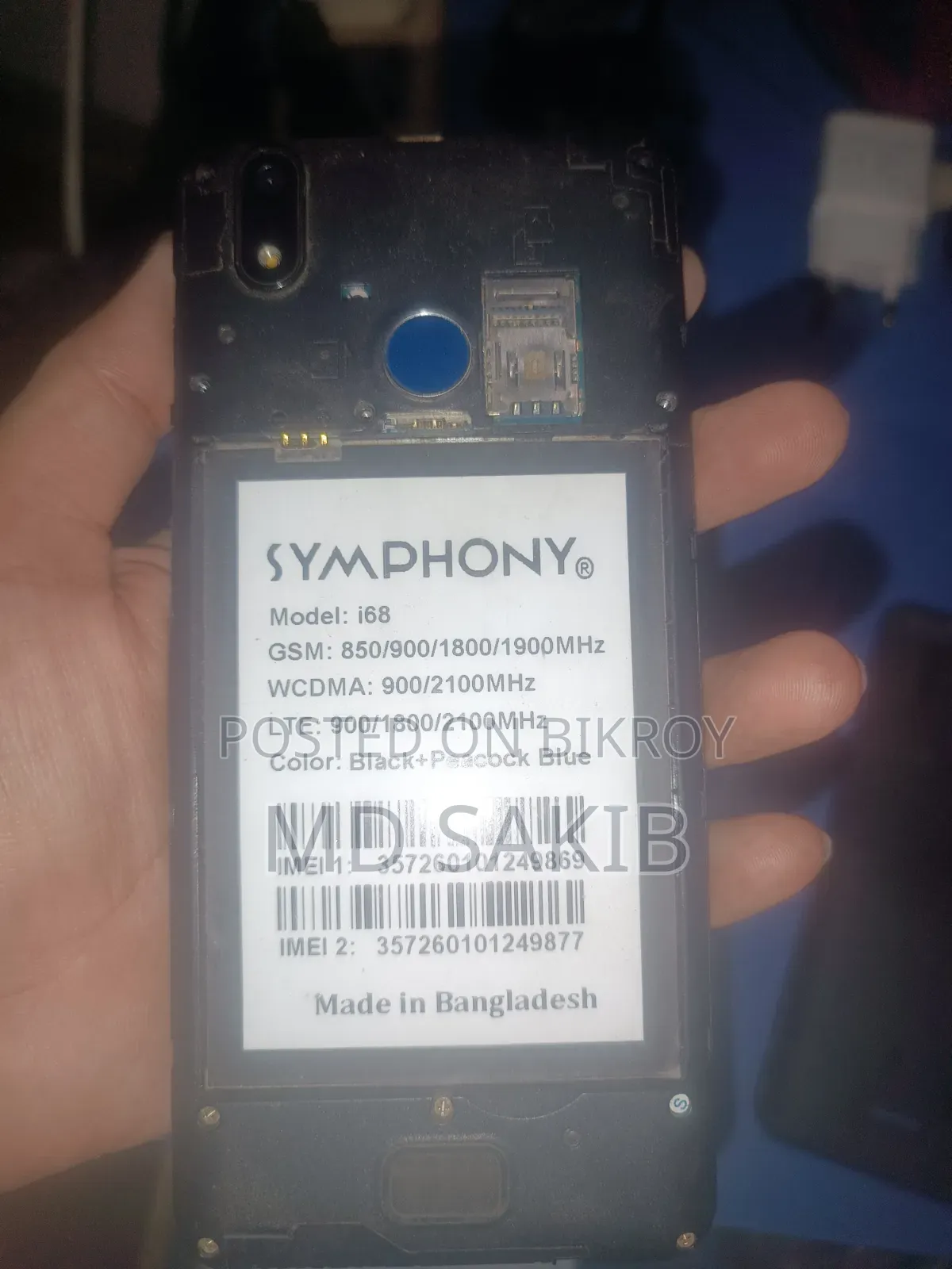 Symphony i68 16 GB Blue