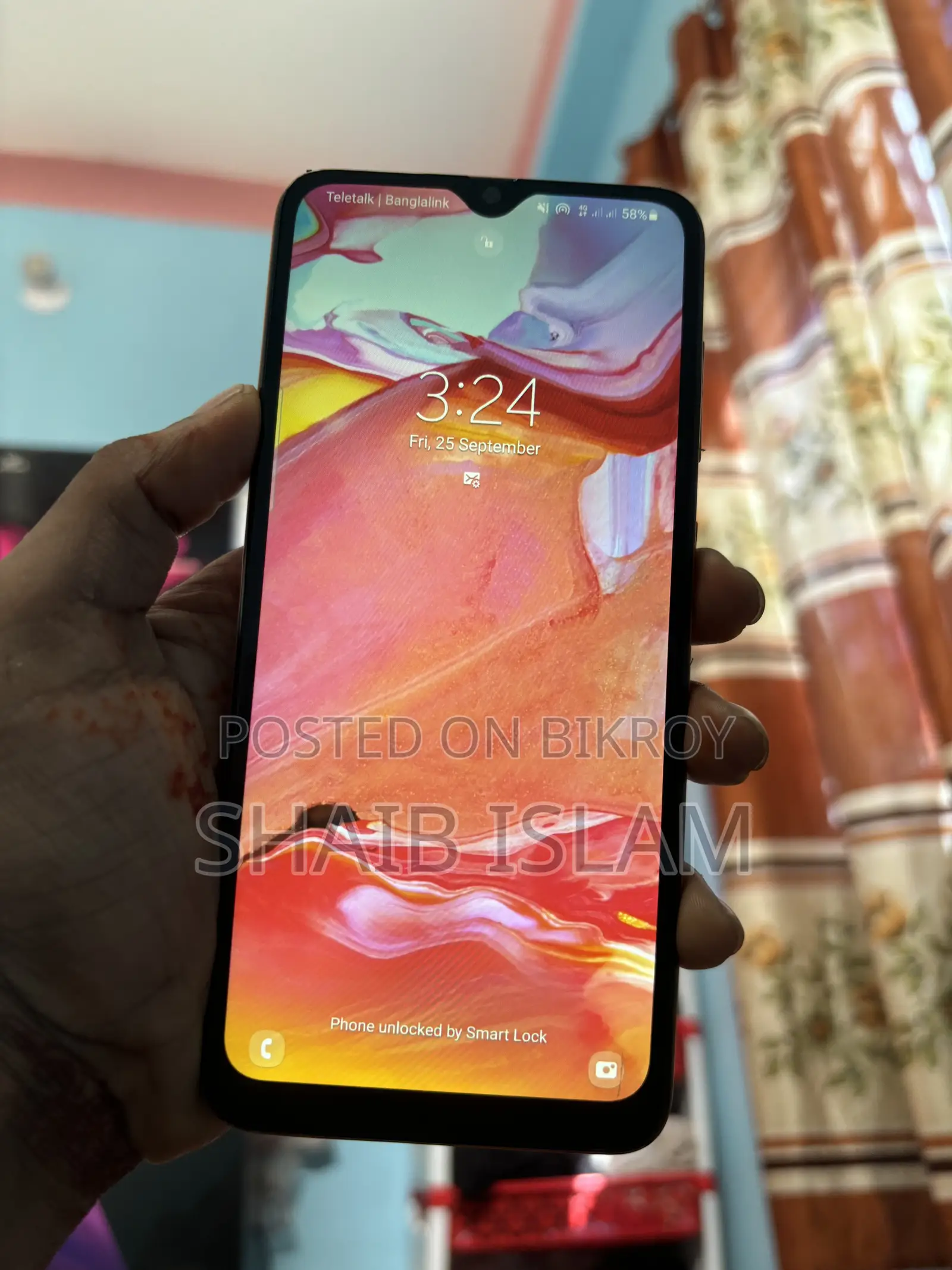 Samsung Galaxy A70 128 GB Pink