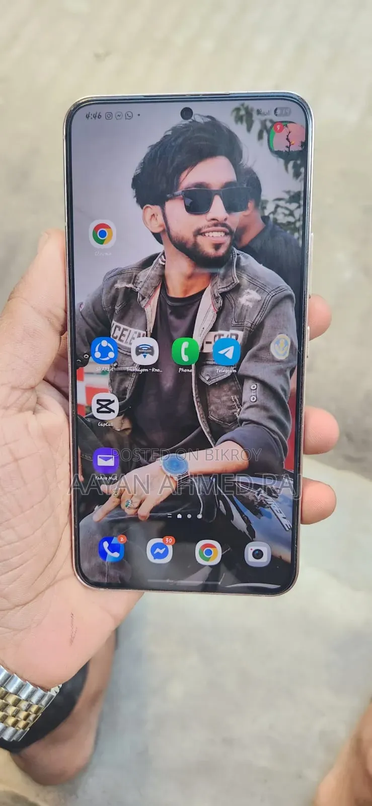 স্যামসাং গ্যালাক্সি এস২২ ৫জি ২৫৬ জিবি রোজ গোল্ড