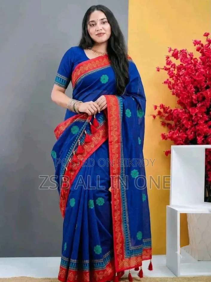 Hybrid Semi-Cotton Soft Saree
