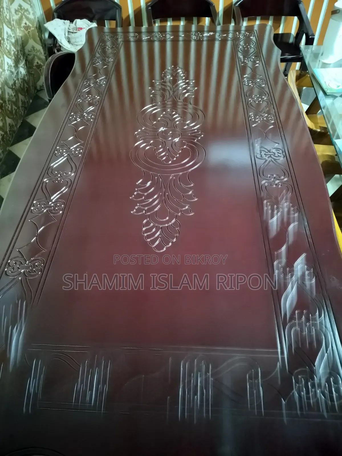 চিটাগাং সেগুন কাঠের ডাইনিং টেবিল