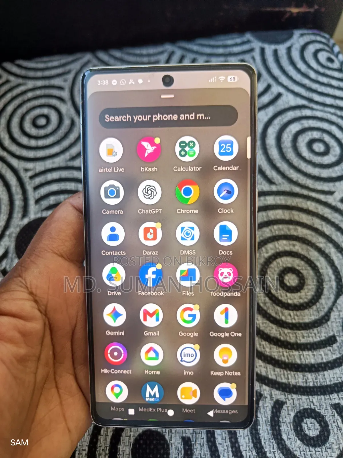 গুগল পিক্সেল ৭ প্রো ১২৮ জিবি গ্রে