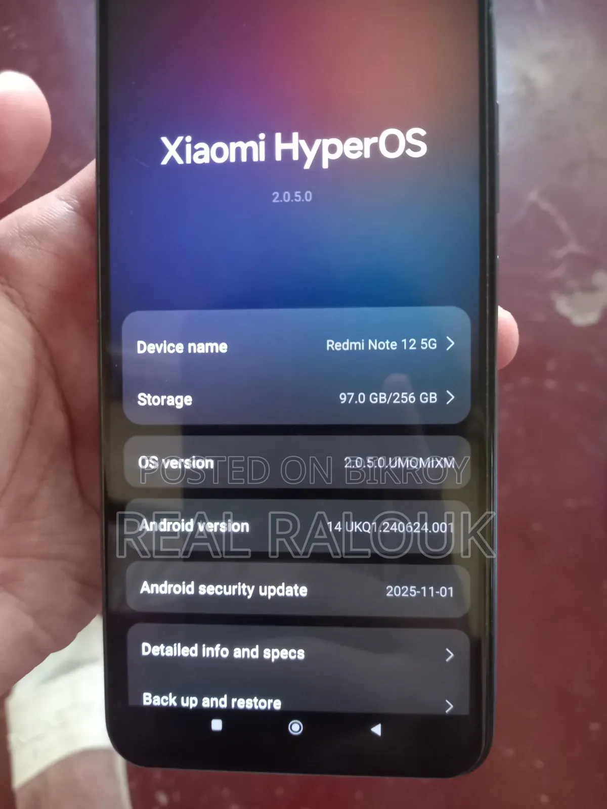 Xiaomi Redmi Note 12 256 GB Red
