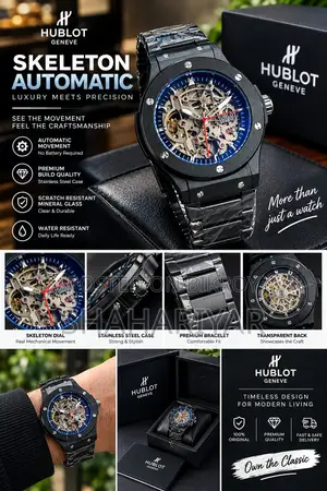 Premium Stainless Steel Strap Wrist Watch for Men.