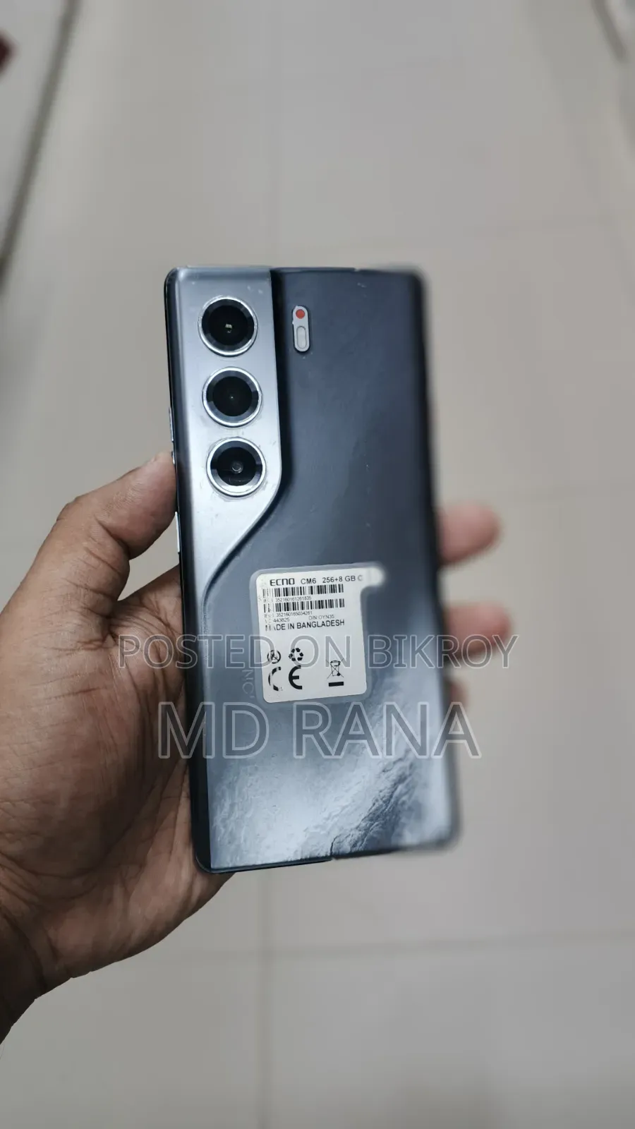 Tecno Camon 40 Pro 4G 256 GB Black