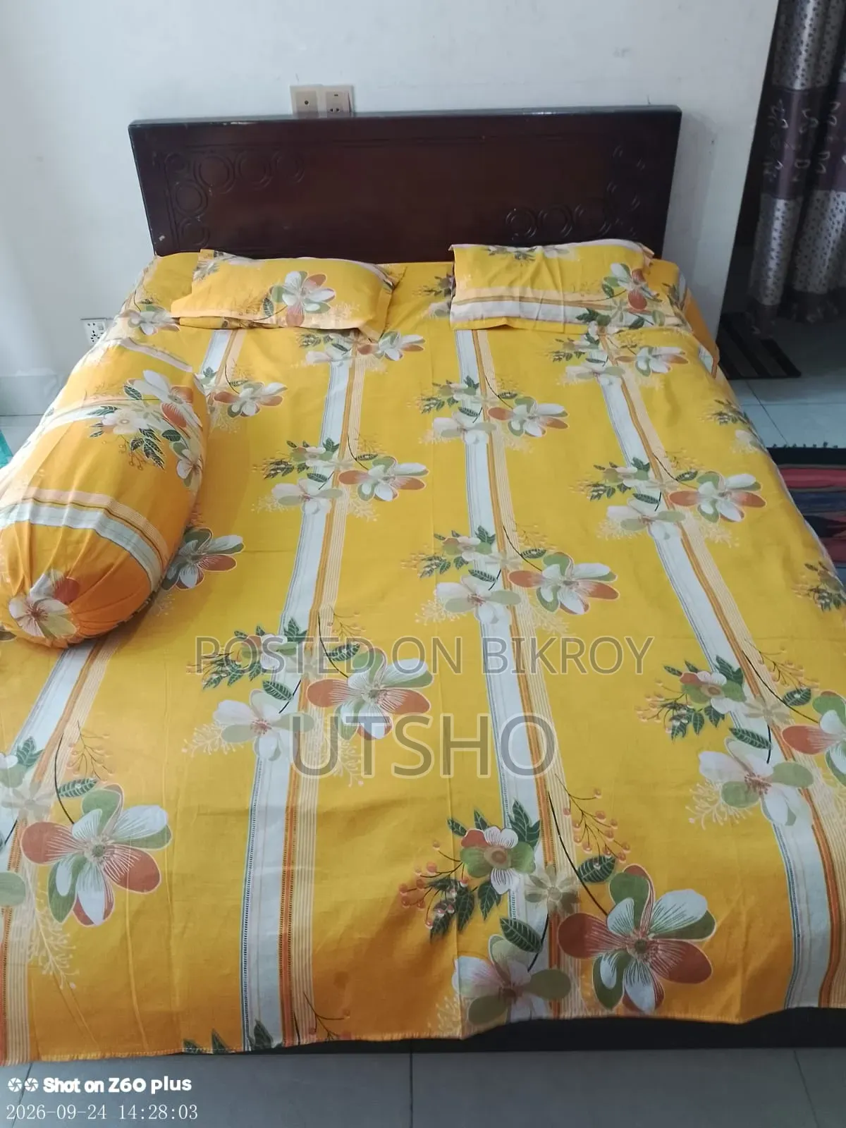 ৫ ফিট বাই ৭ ফিট এমডিএফ খাট