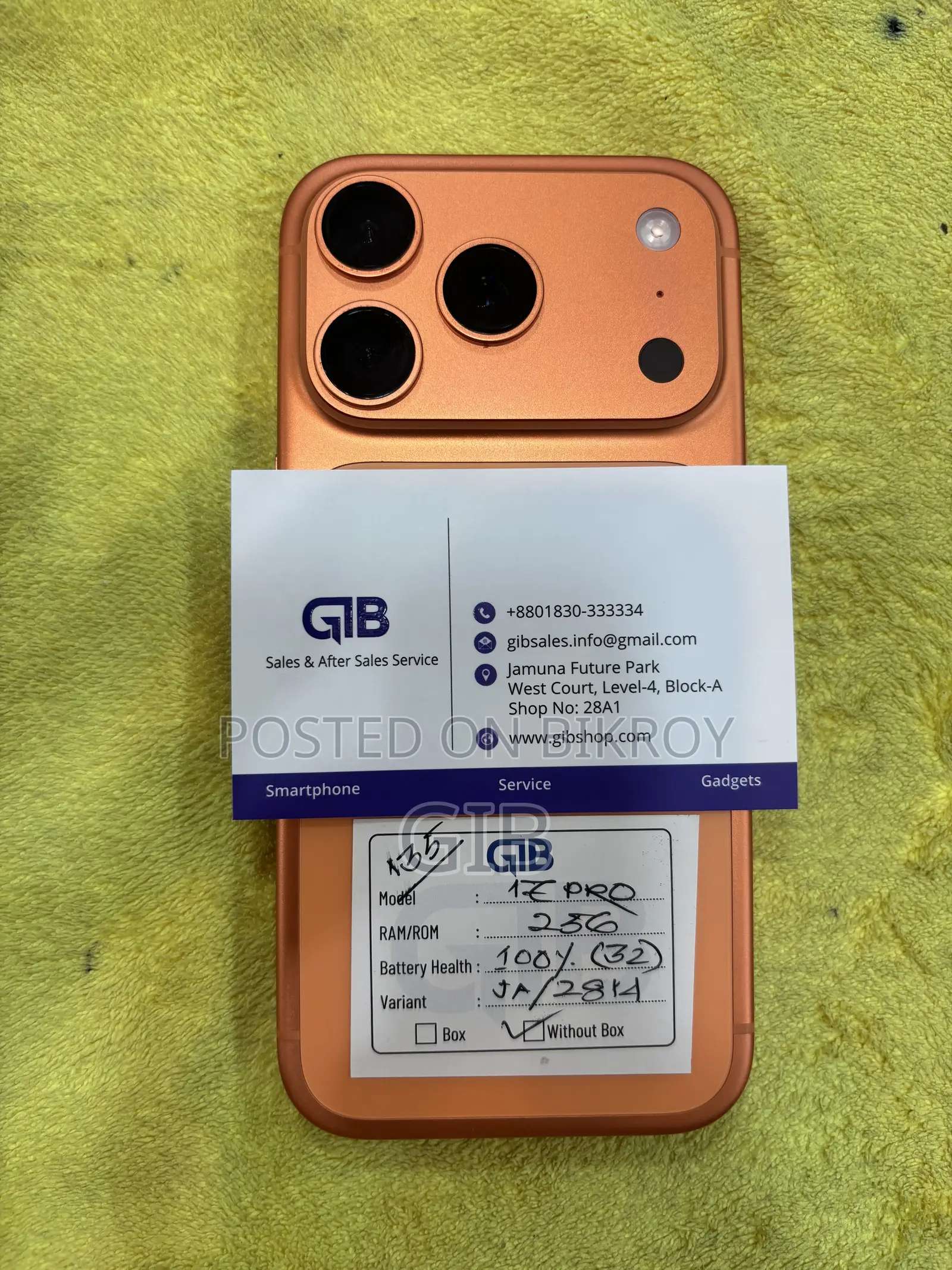 Apple iPhone 17 Pro 256 GB Orange