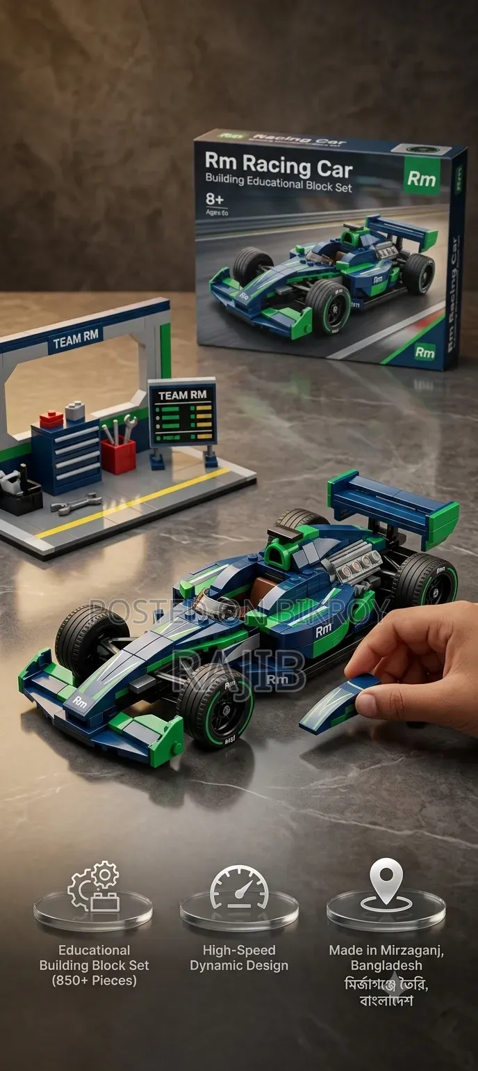 Racing Car Building Educational Block Set Lego Toy Model-2870
